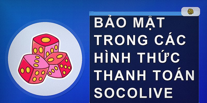 Bảo mật trong các hình thức thanh toán Socolive