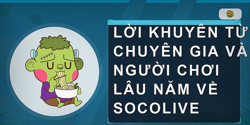 Lời khuyên từ chuyên gia và người chơi lâu năm về socolive